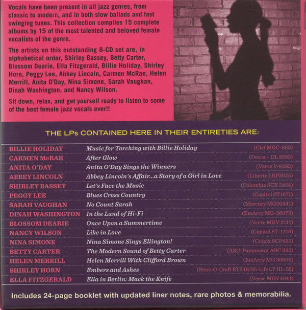 Various : Queens Of Vocal Jazz (8xCD, Album, Comp, RM)
