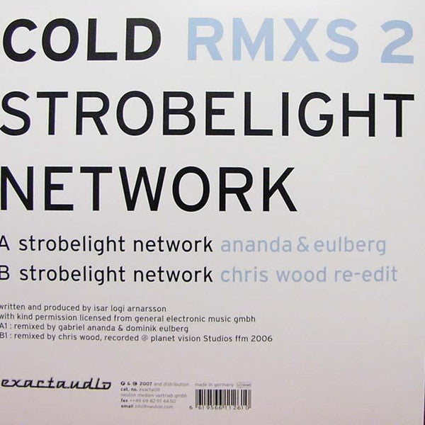 Cold : Strobelight Network (Rmxs 2) (12")