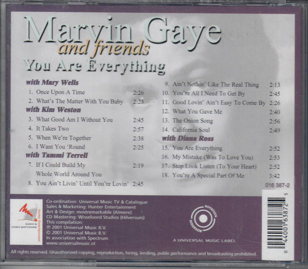 Marvin Gaye : You Are Everything (CD, Comp)