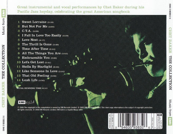 Chet Baker : The Collection (CD, Album, Comp)