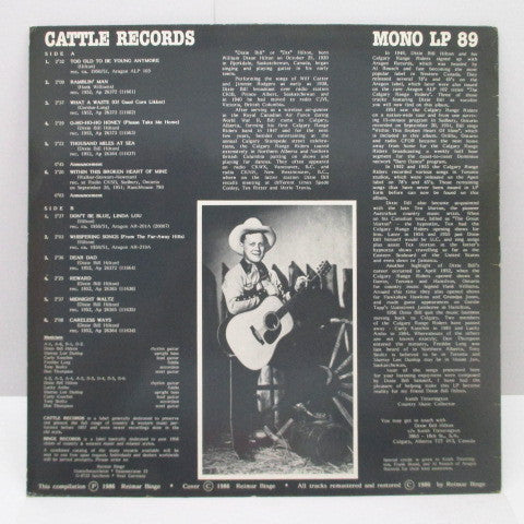 Dixie Bill Hilton And The Calgary Range Riders : Ramblin' Man (LP, Comp, Mono)