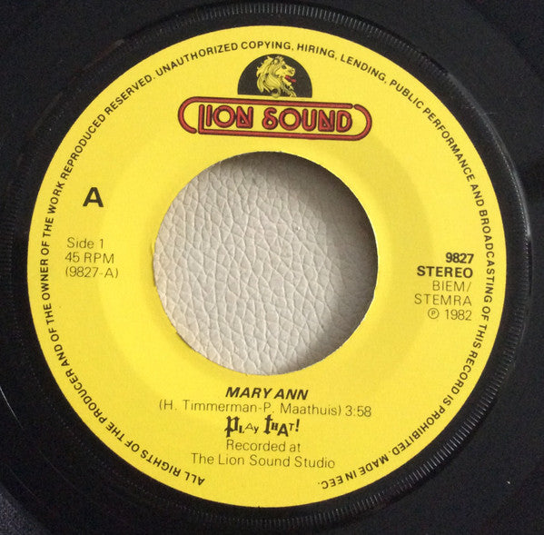 Play That! : Mary Ann (7", Single)