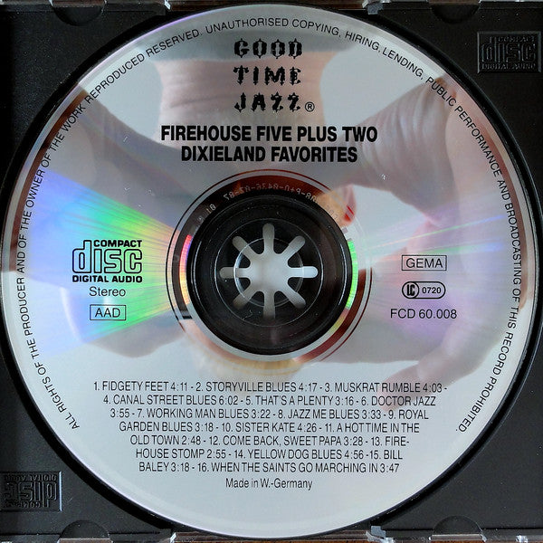 Firehouse Five Plus Two : Dixieland Favorites (CD, Album, RE)