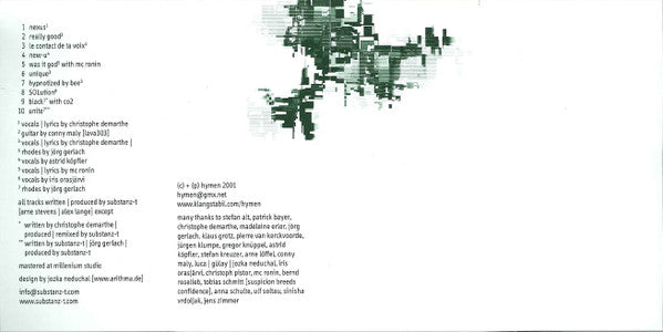 Substanz T : Tripped Experiences (CD, Album)