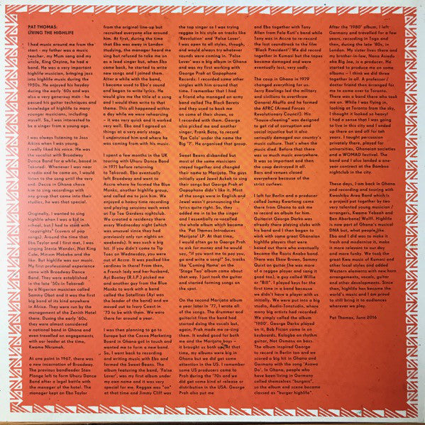 Pat Thomas (3) : Coming Home (Original Ghanaian Highlife & Afrobeat Classics 1967-1981) (3xLP, Comp, 180 + 2xCD, Comp)