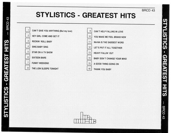 The Stylistics : Greatest Hits (CD, Comp, RE)