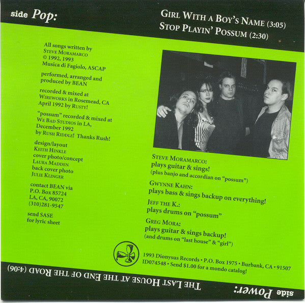 Bean : Fa Fa Ha Ha La (7")
