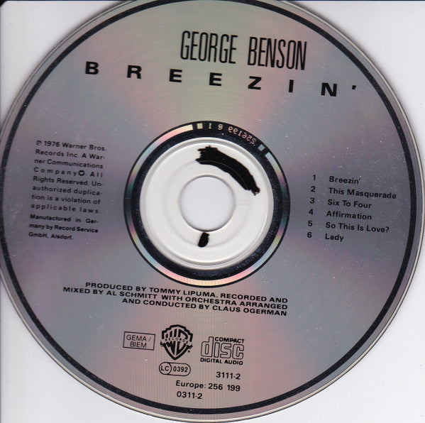 George Benson : Breezin' (CD, Album, RE)