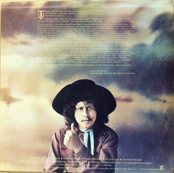 Arlo Guthrie : Amigo (LP, Album, Win)