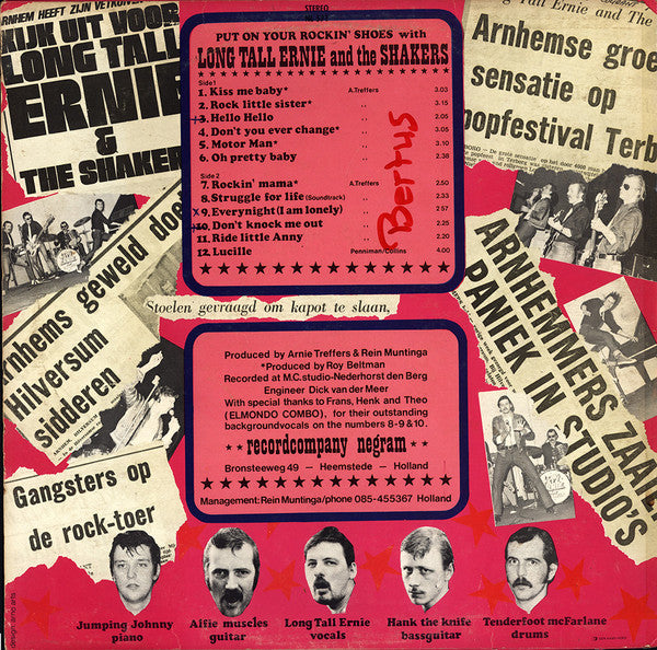 Long Tall Ernie And The Shakers : Put On Your Rockin' Shoes With Long Tall Ernie And The Shakers (LP, Album)