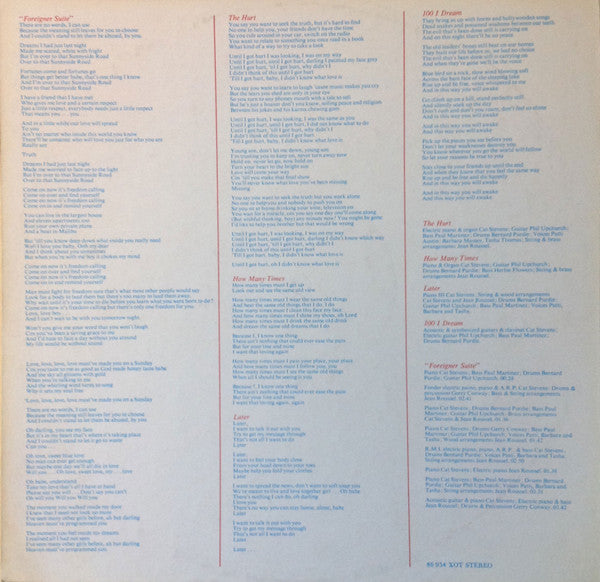 Cat Stevens : Foreigner (LP, Album, RP)