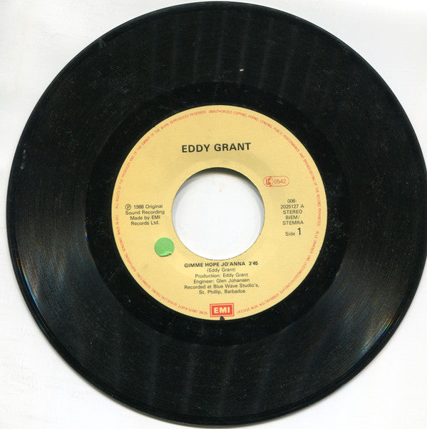 Eddy Grant : Gimme Hope Jo'Anna (7", Single)