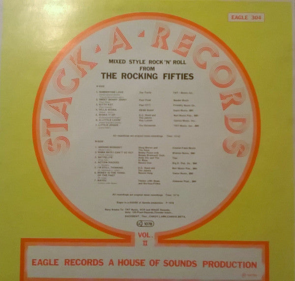 Various : Stack-A-Records Vol. 2 - Mixed Style Rock 'n' Roll From The Rocking Fifties (LP, Comp)