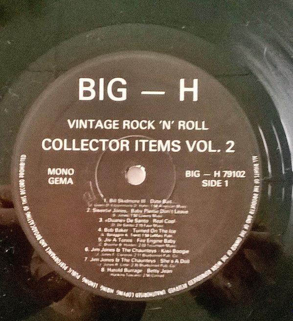 Various : Vintage Rock 'N' Roll Collector Items Vol. 2 (LP, Comp, Mono)