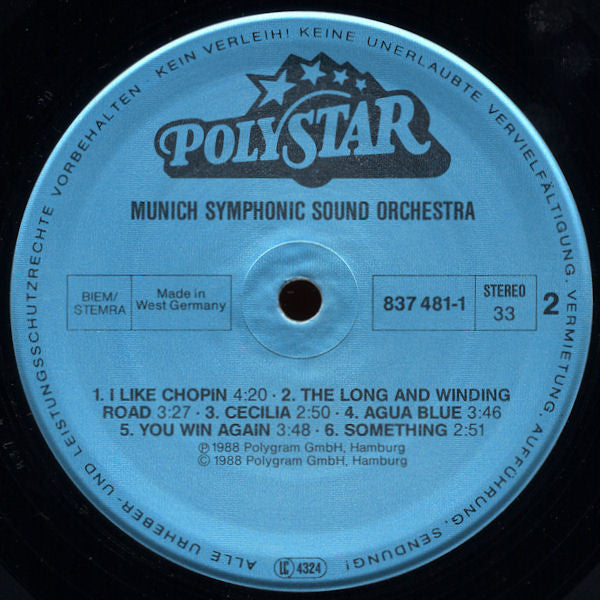 Munich Symphonic Sound Orchestra : The Sensation Of Sound - Pop Goes Classic (LP)