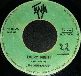 The Mustangs (16) : Every Night (7", Single)