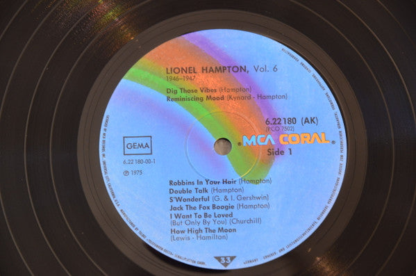 Lionel Hampton : 1946-1947 Vol. 6 (LP, Album, Comp)