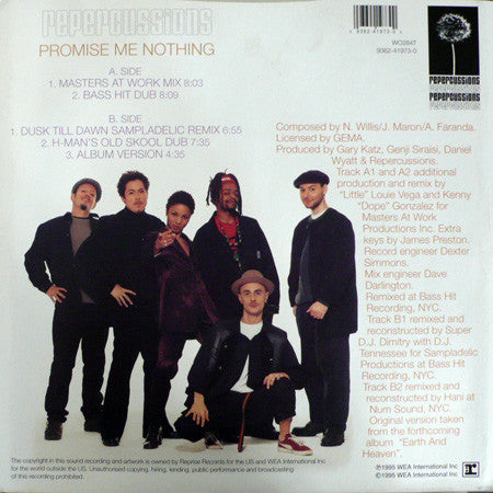 Repercussions : Promise Me Nothing (12")