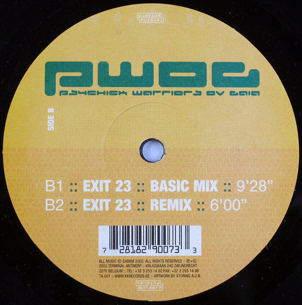 Psychick Warriors Ov Gaia : Maenad / Exit 23 (12")