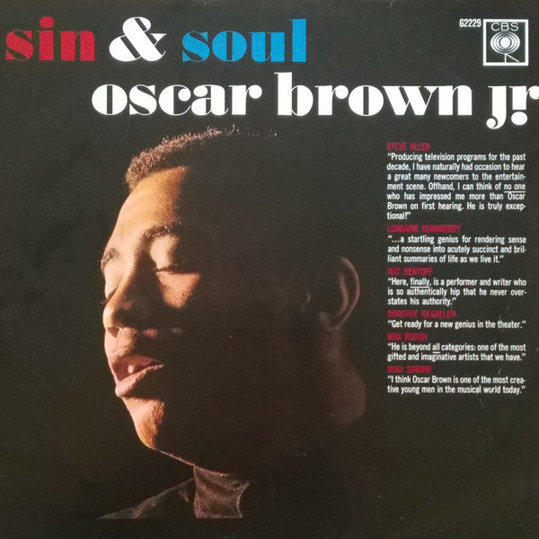 Oscar Brown Jr. : Sin & Soul (LP, Album, Mono, RE)