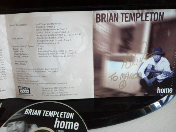 Brian Templeton : Home  (CD, Album)