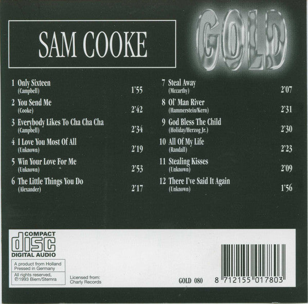 Sam Cooke : Gold (CD, Comp)