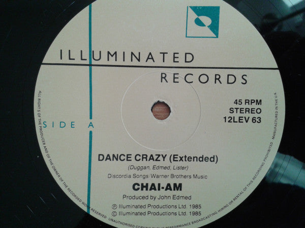 Chai-Am : Dance Crazy (12")