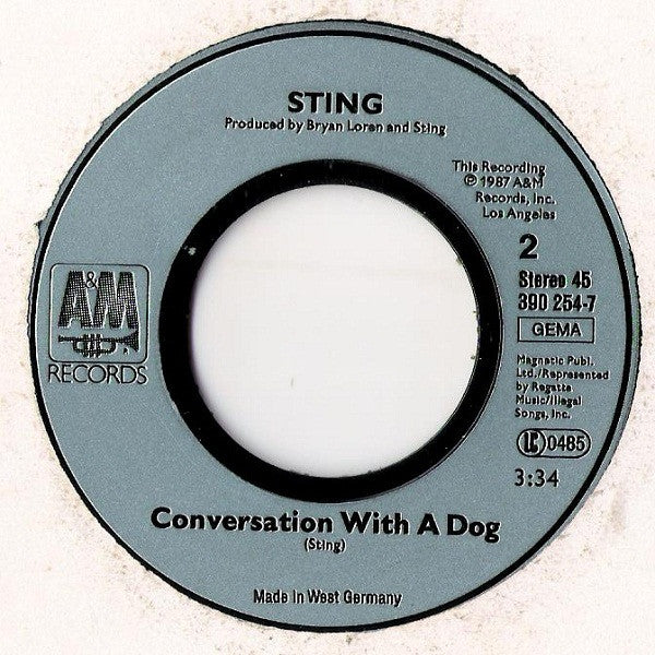 Sting : We'll Be Together (7", Single)