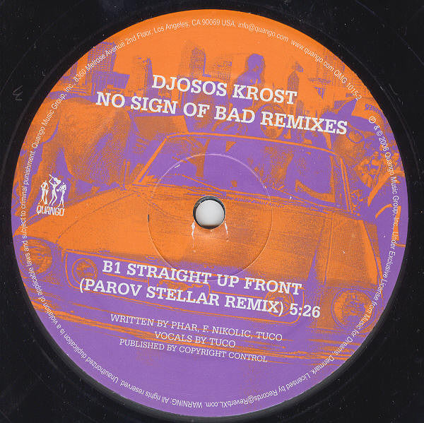 Djosos Krost : No Sign Of Bad Remixes (12")