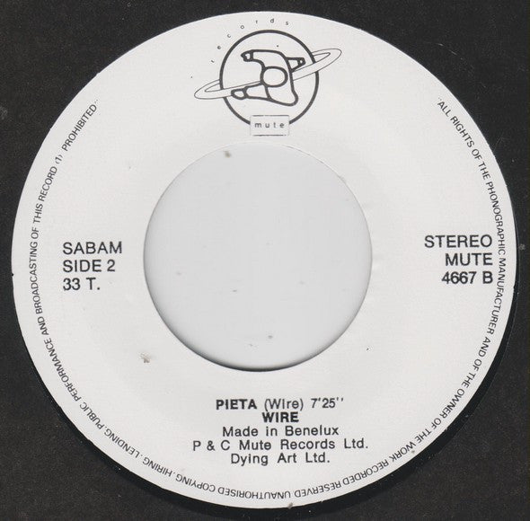 Wire : Kidney Bingos (7", Single)