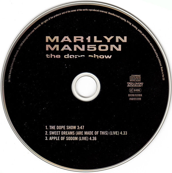 Marilyn Manson : The Dope Show (CD, Single)