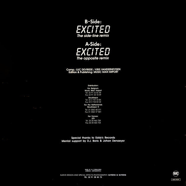 Interstellar Overdrive : Excited (The Remix) (12")