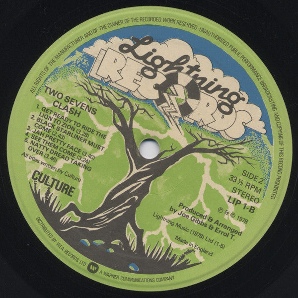 Culture : Two Sevens Clash (LP, Album, Isl)