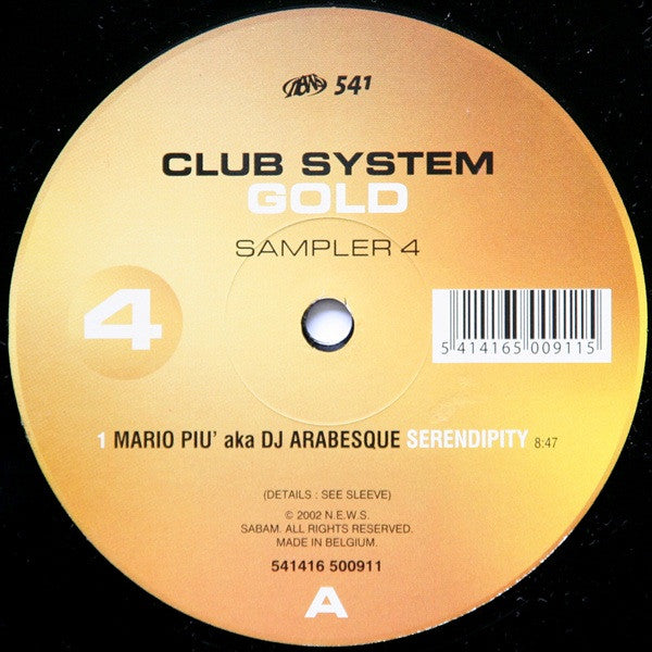 Various : Club System Gold Sampler 4 (12", Smplr)