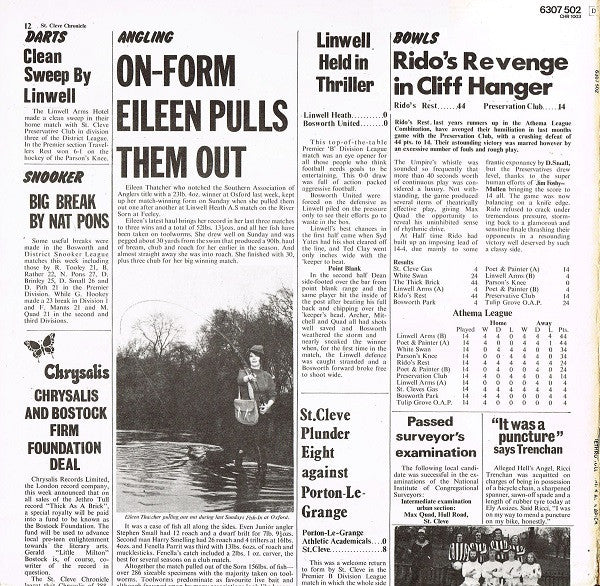 Jethro Tull : Thick As A Brick (LP, Album, RP, New)