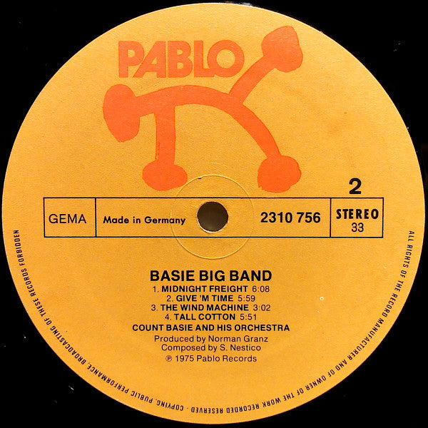 Count Basie : Basie Big Band (LP, Album)
