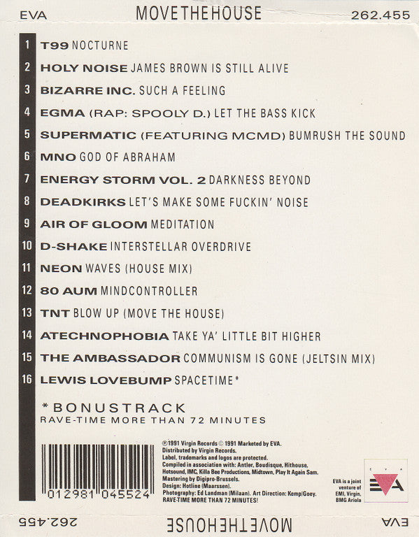 Various : Move The House (CD, Comp)