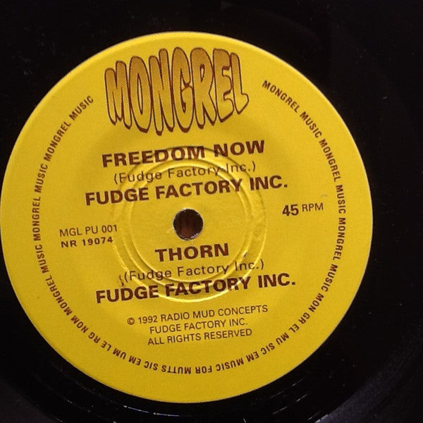 Fudge Factory Inc. : Freedom Now (7", Single)