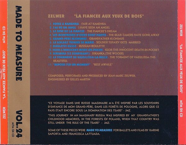 Zelwer : La Fiancee Aux Yeux De Bois (CD, Album)