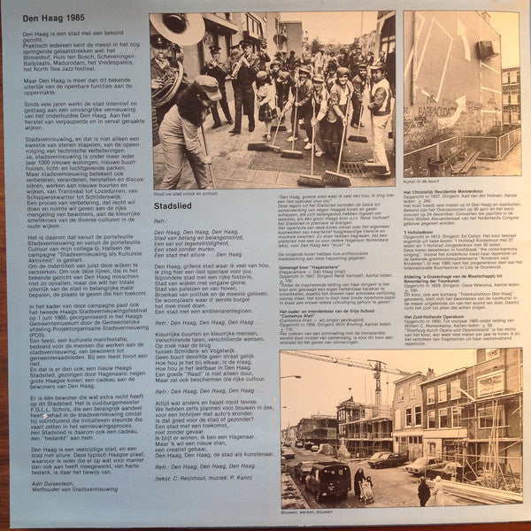 Various : Den Haag 1985 (LP, Album, Comp)