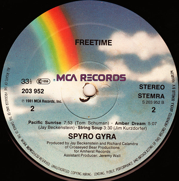 Spyro Gyra : Freetime (LP, Album)