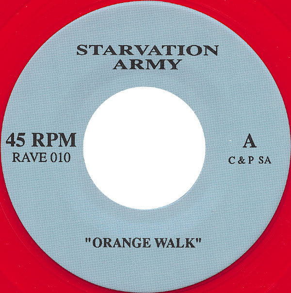 Starvation Army / Alien Boys : Orange Walk / Timothy (7", Ltd, Num, Red)
