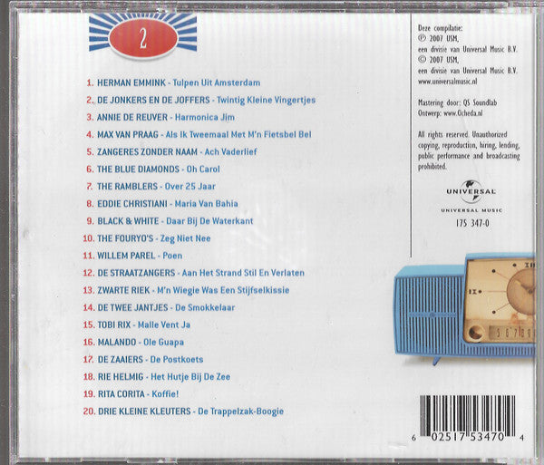 Various : De Onvergetelijke Jaren '50 - 2 (CD, Comp)