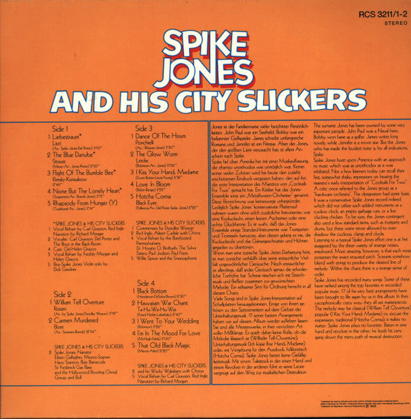 Spike Jones And His City Slickers : Spike Jones Murders Them All (2xLP, Comp, Promo)