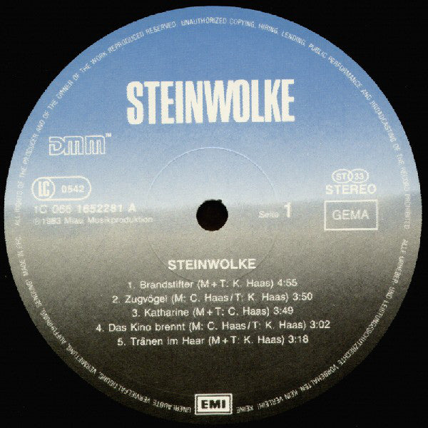Steinwolke : Steinwolke (LP, Album)