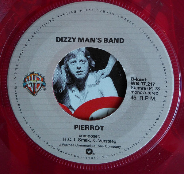 Dizzy Man's Band : Red  (7", Single, Red)