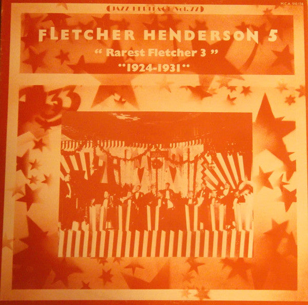 Fletcher Henderson And His Orchestra : 5 - "Rarest Fletcher 3" "1924-1931" (LP, Comp)