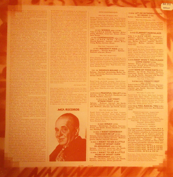 Fletcher Henderson And His Orchestra : 5 - "Rarest Fletcher 3" "1924-1931" (LP, Comp)