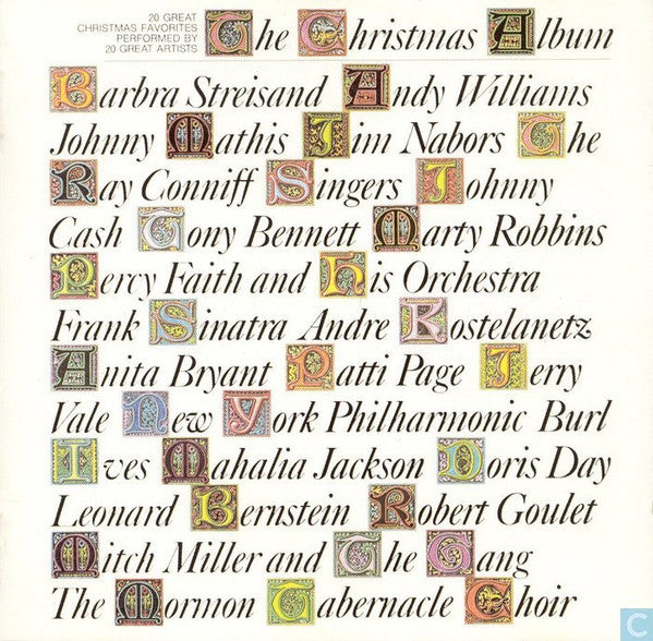 Various : The Christmas Album: 20 Great Christmas Favorites By 20 Great Artists (CD, Comp, RE)