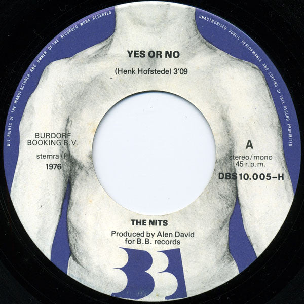 The Nits : Yes Or No (7", Single)